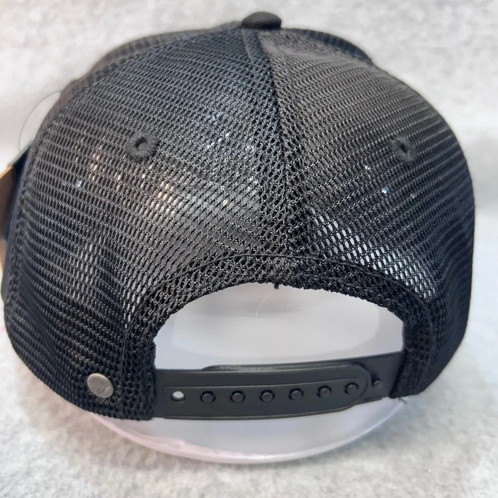 Thorogood Job-Fitted Workwear Mens Black Trucker Hat Mesh Snapback NWT OSFM